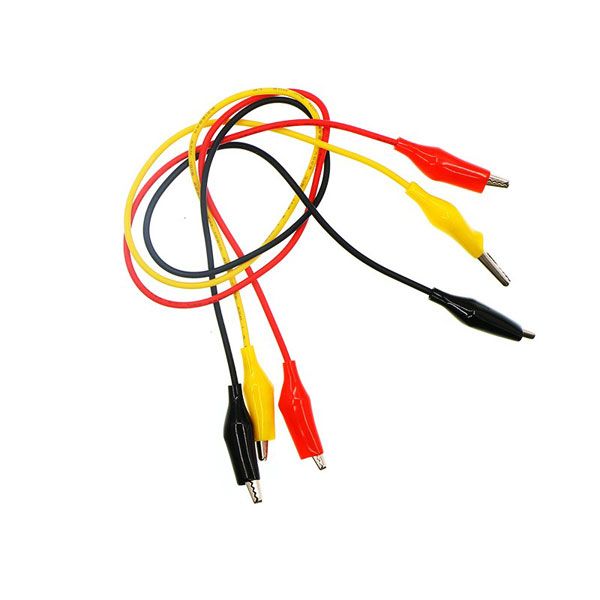 ELECFREAKS micro:bit Alligator Cables (Black, Red, Yellow)