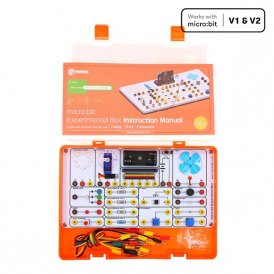 Experiment Box Kit ：14 components on board to learn how to use micro:bit to control circuit (without micro:bit board)