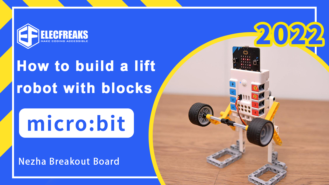 How to build a lift robot with blocks ?