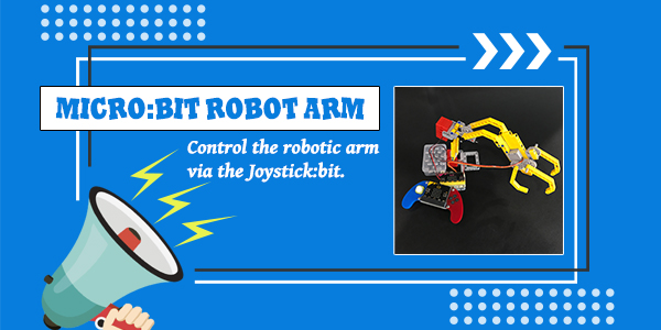 Build A micro:bit Robot Arm with Bricks