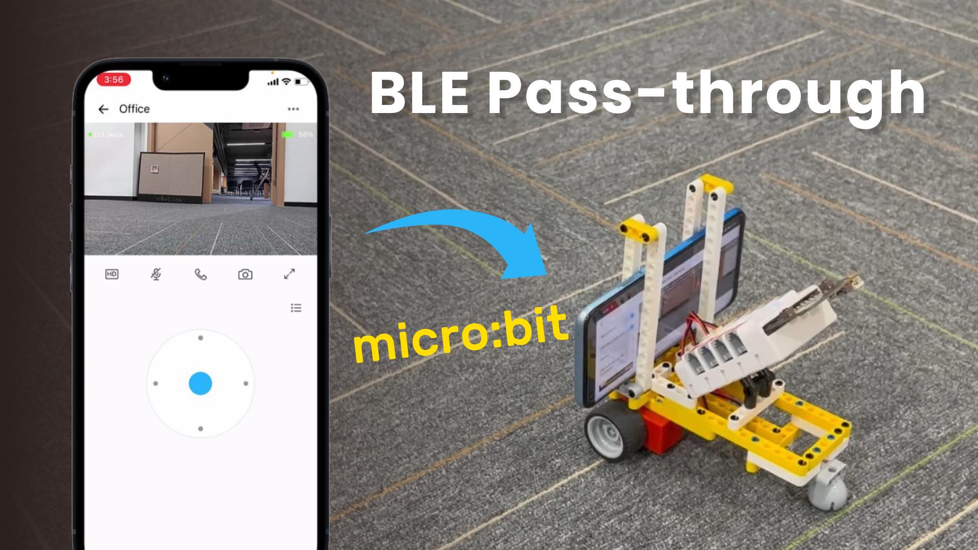 How to use BLE to remote control the micro:bit car?