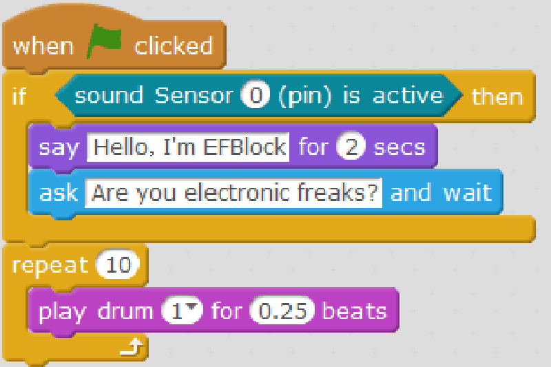 EFBlock--Elecfreaks Self-developed Pattern Programming Software
