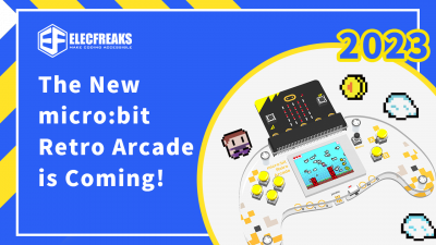 The micro:bit Retro Programming Arcade From ELECFREAKS is comming.