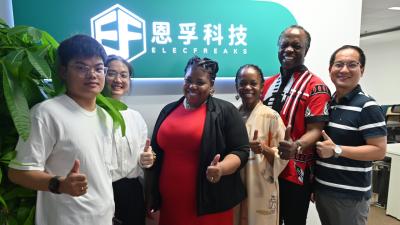ELECFREAKS Head Office welcomed our new friends from Sifiso Learning Group.