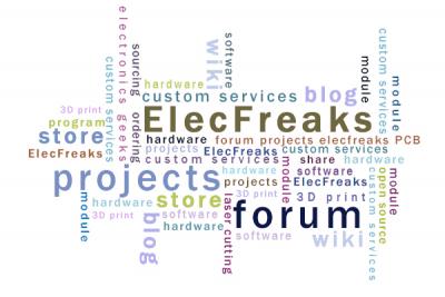 Make Noise in ElecFreaks New Sections: Forum and Projects