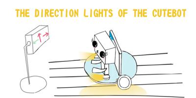 The Direction Lights of the Cutebot