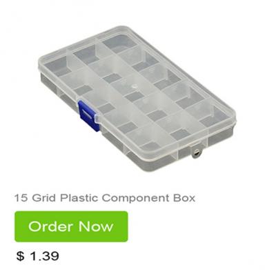 Friday Product Post: Battery Holder, Trimpot and Component Box