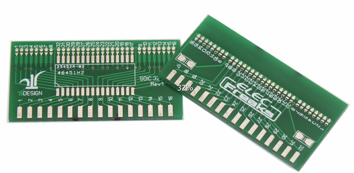Samples: Aplomb-boards SOIC32 adapters for FlowerPads