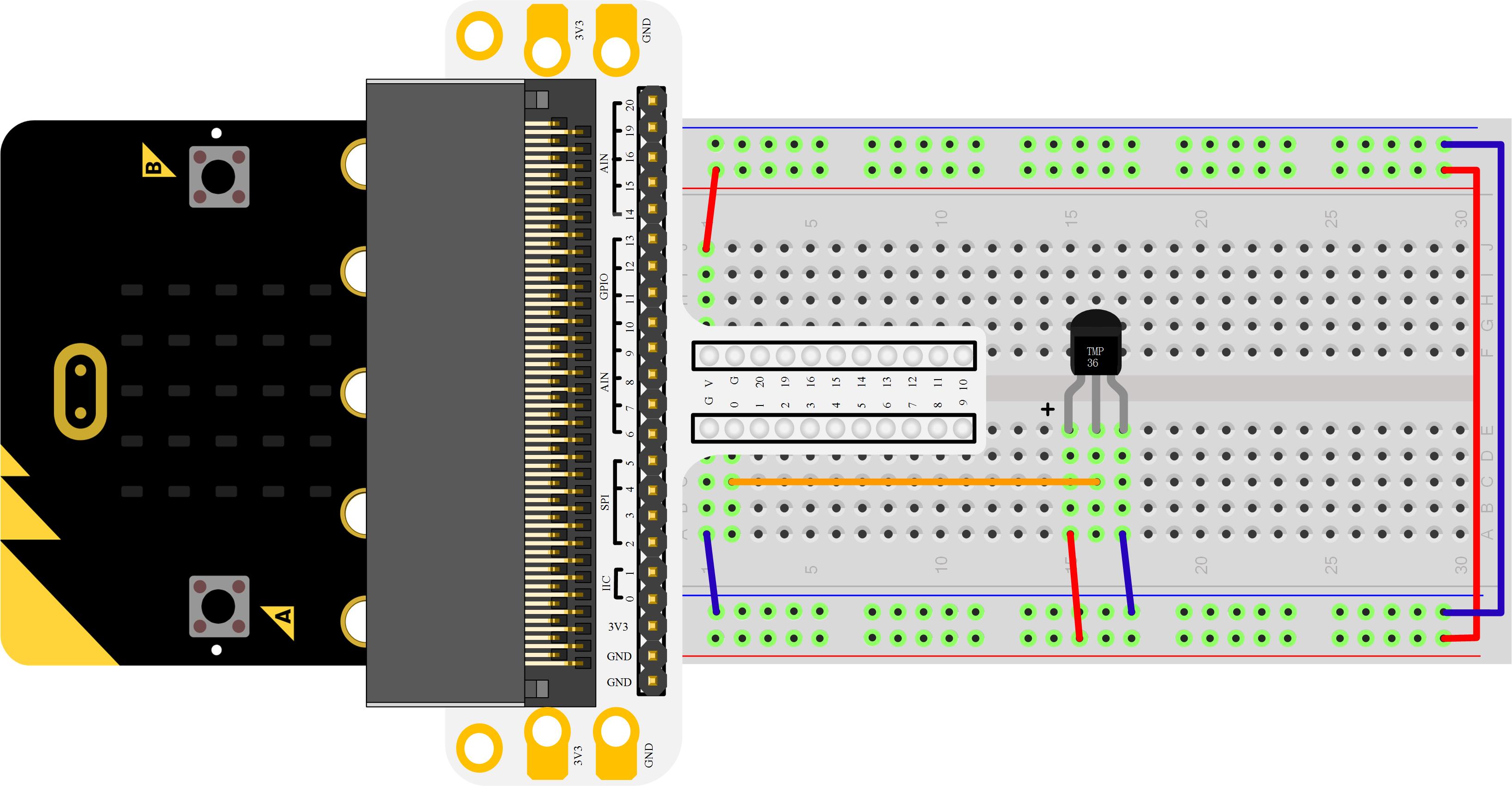 Micro:bit Experiment 07:Temperature Sensor —???Elecfreaks Mirco: bit Starter Kit Course