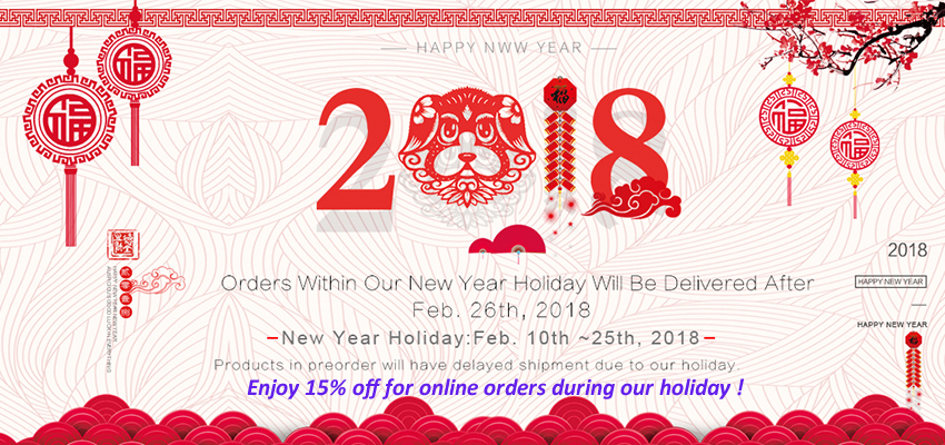 2018 Chinese New Year Holiday